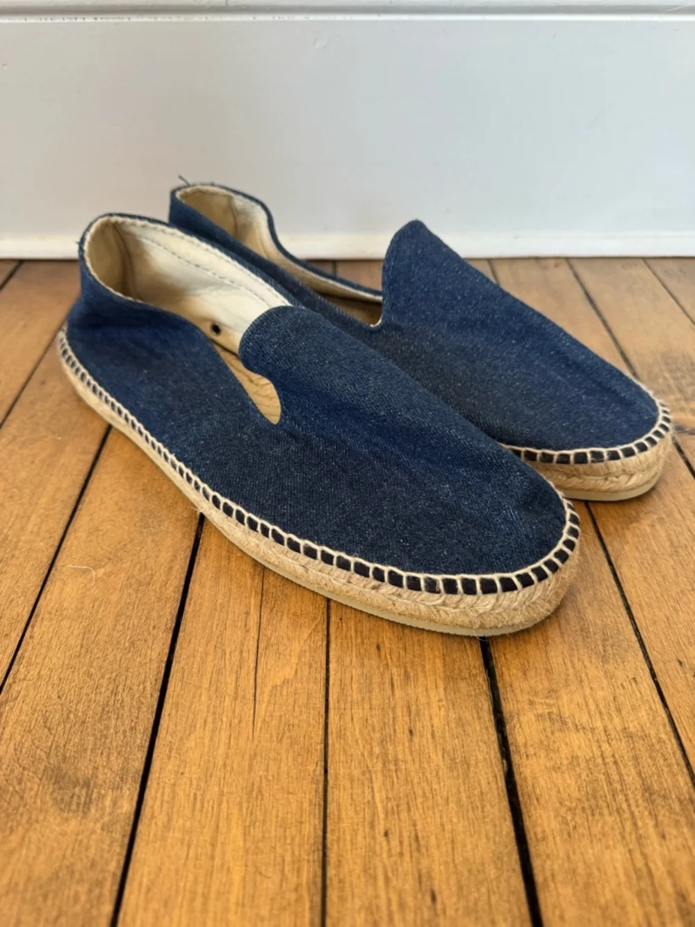 OAS Blue Denim Espadrilles 44 / Men’s 10 Women’s 11